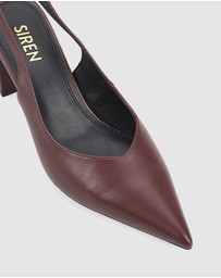Siren - Yankee Slingback Block Heel