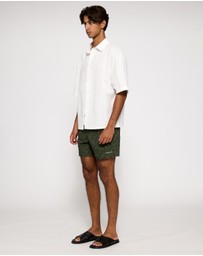 Assembly Label - Palm Print Swim Shorts