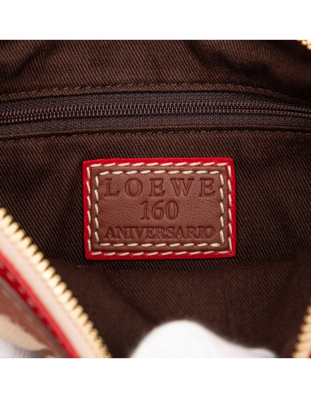 Pre-Loved by Azura Reborn - Pre-Loved 160th Anniversary Suede Trimmed Canvas Shoulder Bag