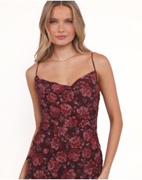 Petal & Pup - Esmeralda Maxi Dress - Pink Floral