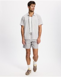 Rhythm - Seersucker Stripe SS Shirt