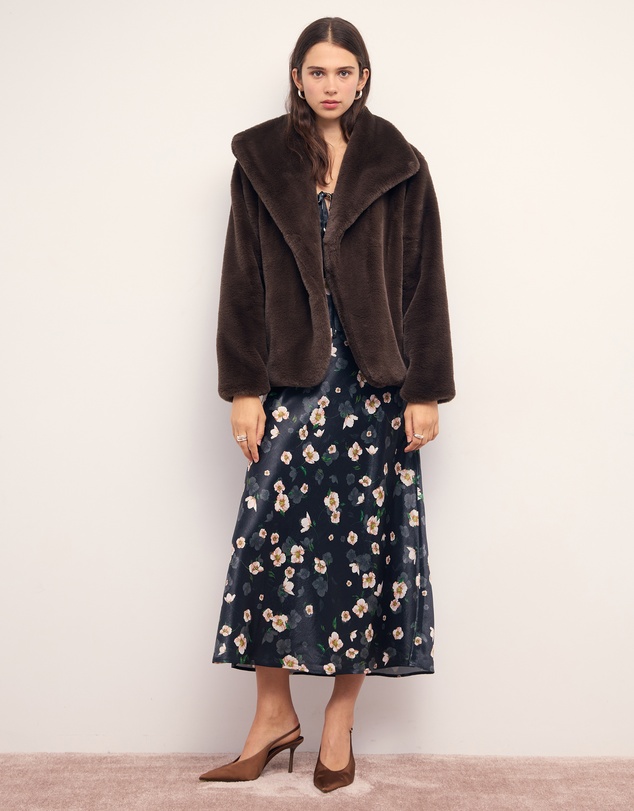 MINKPINK - Sigrid Faux Fur Coat