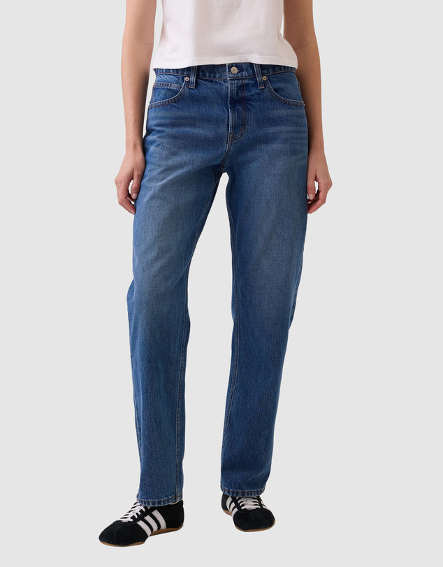 GAP - Mid Rise Straight Taper Barrel Jeans