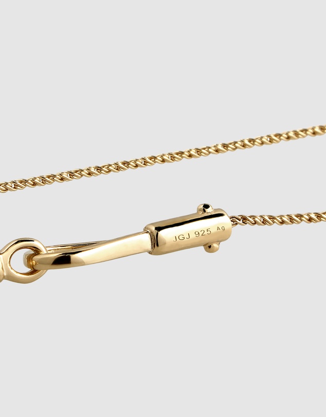 Elli Jewelry - Elegant Rope Chain Necklace in Gold-Plated 925 Sterling Silver