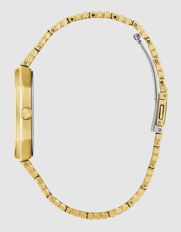 GUESS - Guess Oliver Mens Gold Tone Date Watch