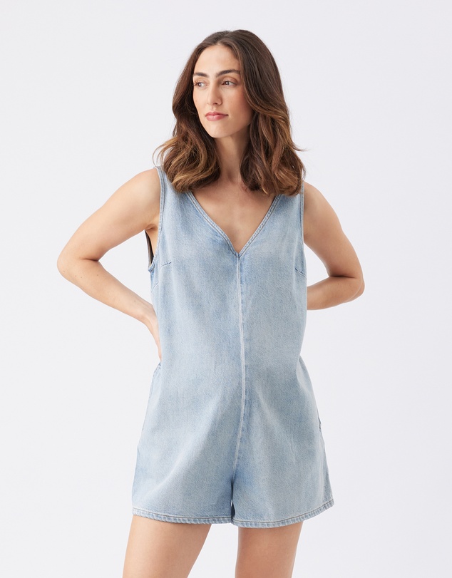 Ripe Maternity - Fenix Denim Playsuit
