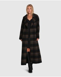 Belle & Bloom - Heart To Heart Large Collar Maxi Coat