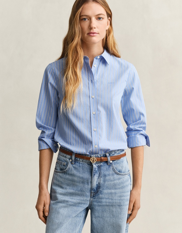 Gant - Classic Poplin Striped Shirt