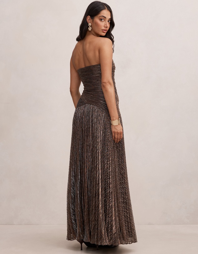 Forever New - Sofia Strapless Plisse Maxi Dress