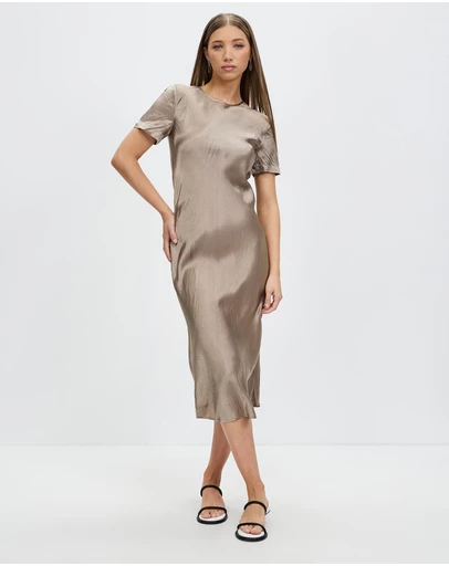 Third Form - Crush Bias Tee Midi Dress