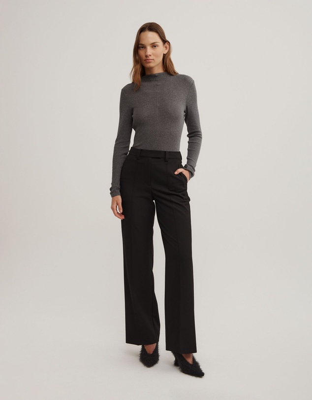 Witchery - High Neck Long Sleeve Top
