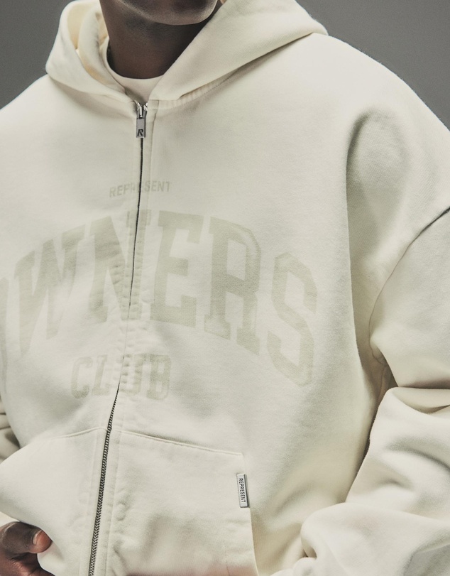 Represent - Owners Zip Through Hoodie