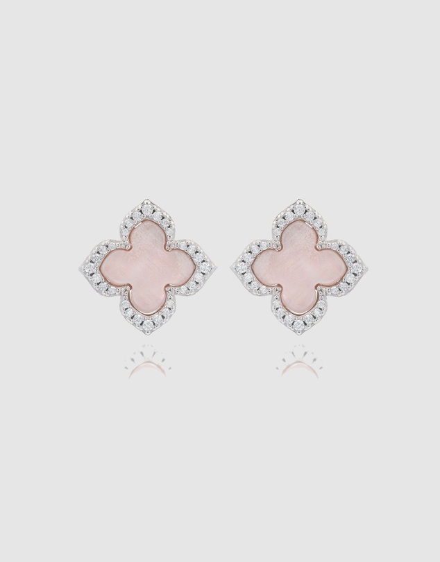 Georgini - Sydney Soirée Fairwater Mother of Pearl Stud Earrings Silver
