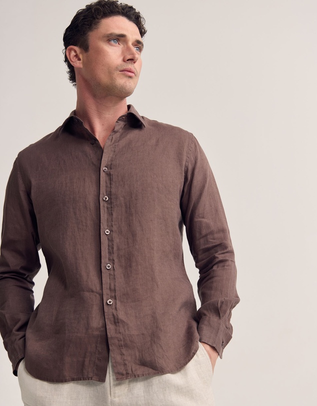 Oxford - Cooper Ls French Linen Shirt