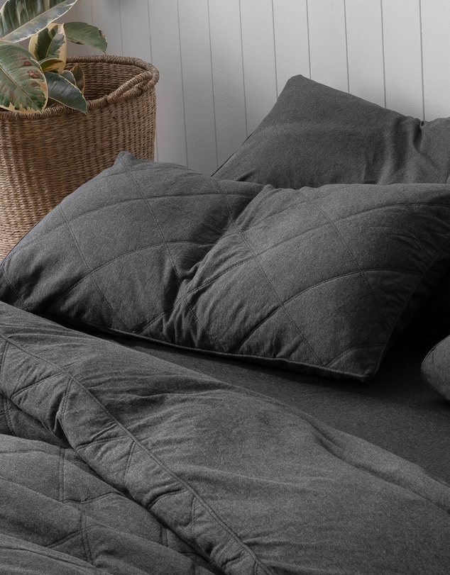 Sheet Society - Miller Jersey Quilted Quilt Cover Set