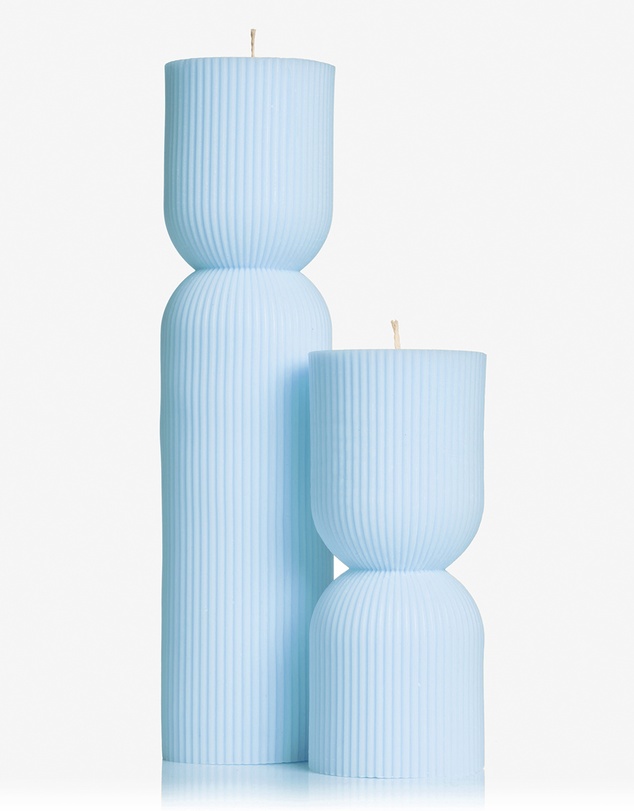 XRJ Celebrations - Spice Midi Candle Pastel Blue