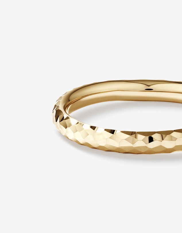 Michael Hill - Hammered Finish Ring in 10kt Yellow Gold