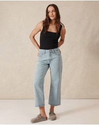 Ceres Life - Zaeli Contour Rib Square Neck Tank