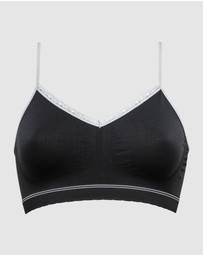 Billet Doux - Zen Attitude Crop Top Style Wirefree Bralette - 2 Pack