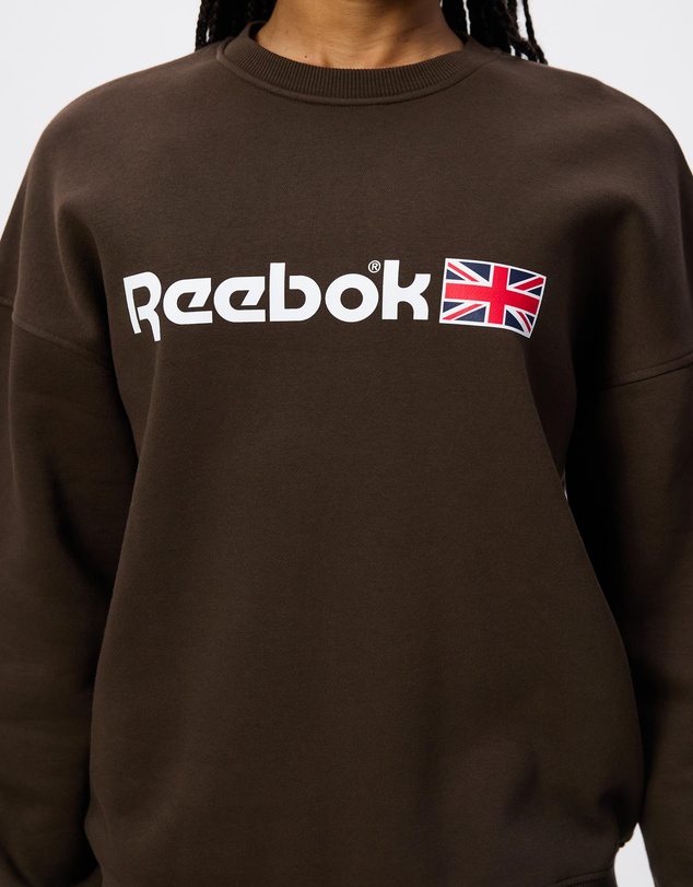 Reebok - Relaxed Fit Crew Neck Sweatshirt