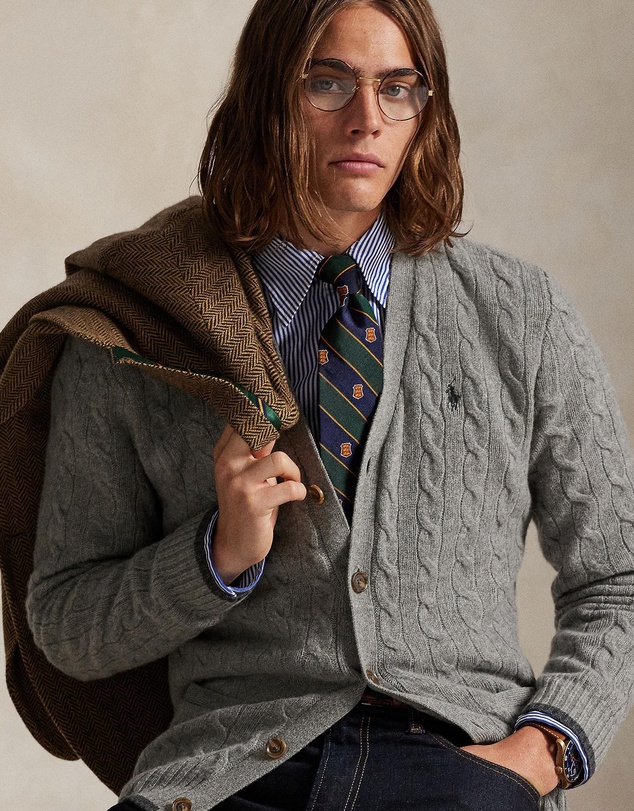 Polo Ralph Lauren - Cable-Knit Wool-Cashmere Cardigan