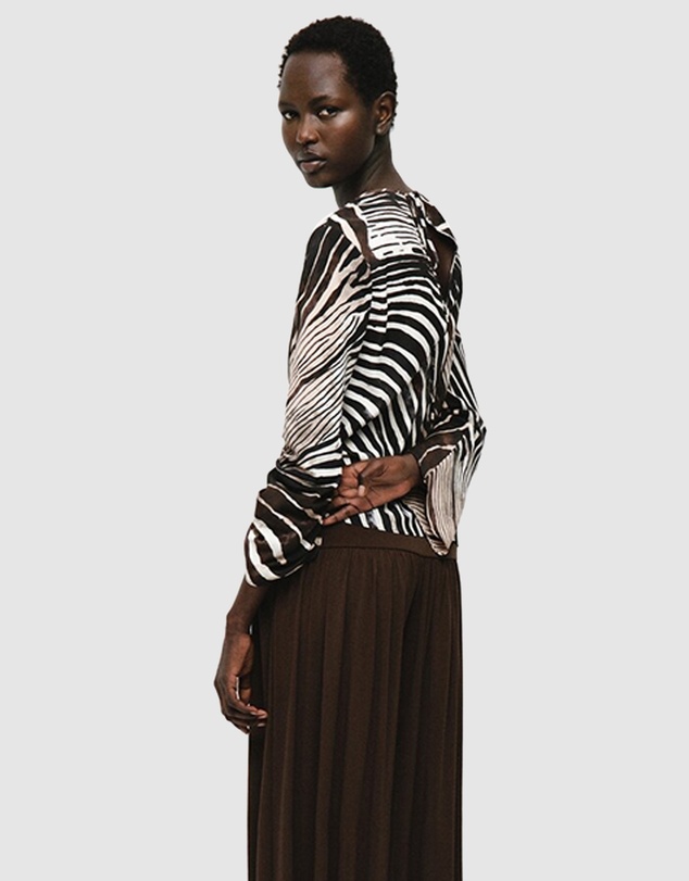 M.N.G - Zebra Print Blouse