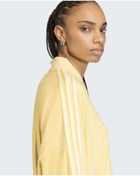 adidas Originals - TERRY TOWEL V NECK LONG SLEEVES Polo Shirt Womens