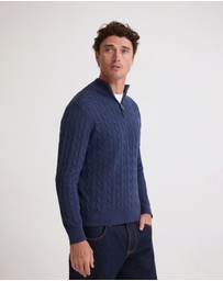 Oxford - Marlon Zip Neck Cable