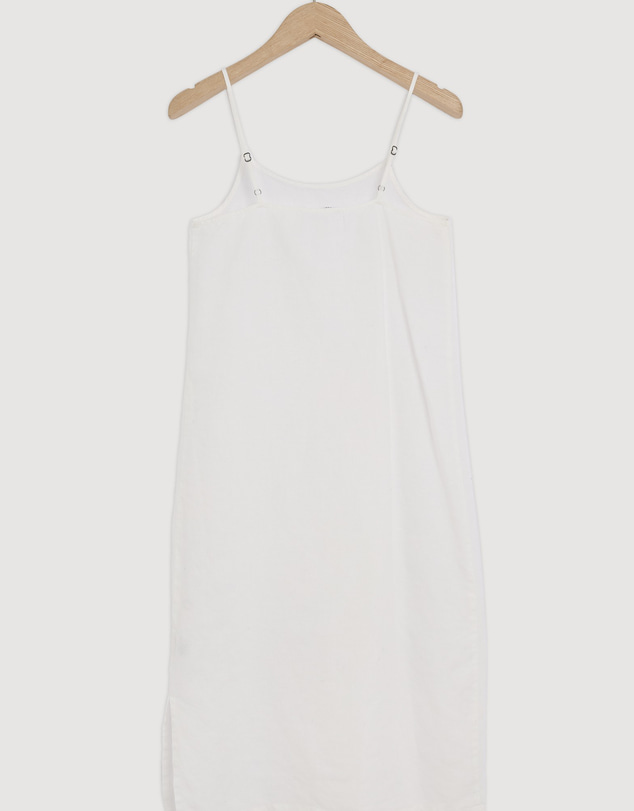 Revibe - Repaired Assembly Label Womens Linen Slip Dress - AU 6