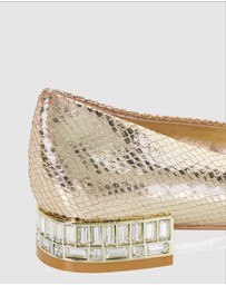 Dune London - Ballerina - Gold