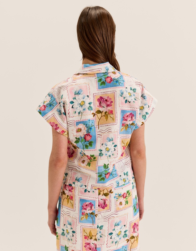 Review - Postcards Crop Shirt