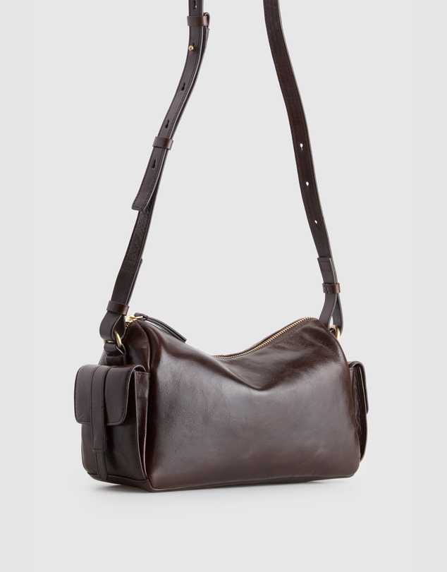Evity - Narda Leather Pocket Crossbody Bag