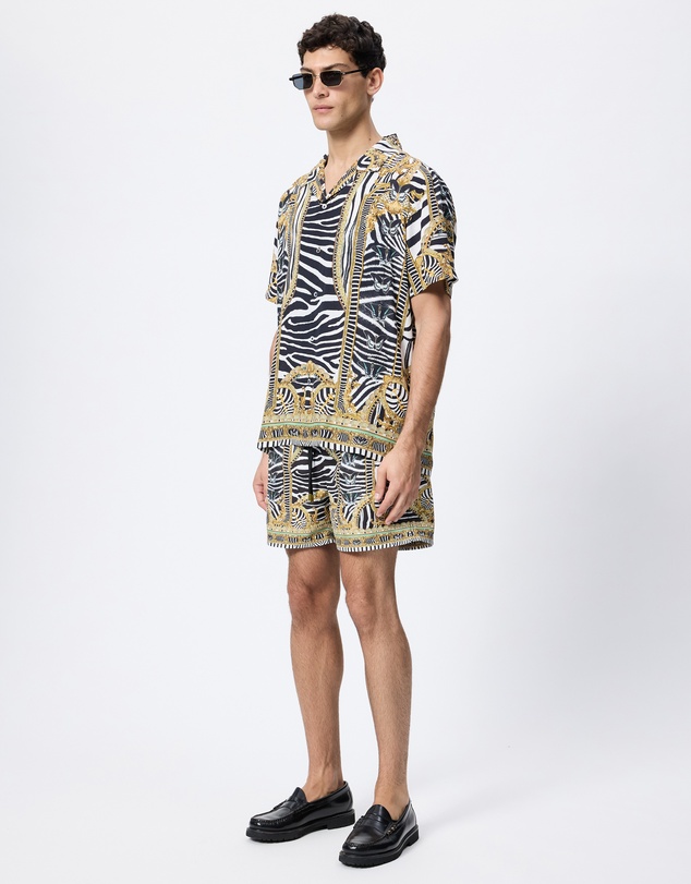 Camilla - Short Sleeve Camp Collared Shirt