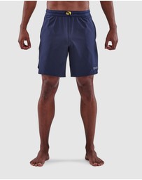 SKINS - SKINS Men's 3-Series Activewear X-Fit Shorts Navy Blue