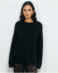 AERE - Jori Wool Blend Oversized Knit Jumper