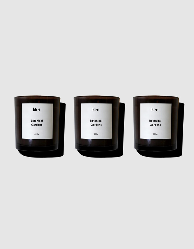Kirri by Scent Australia Home - Botanical Gardens Candle (400g) Trio