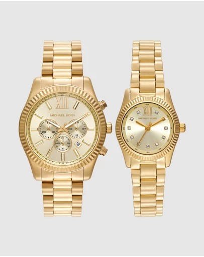 Michael Kors - Lexington Gold Tone Analogue Watch