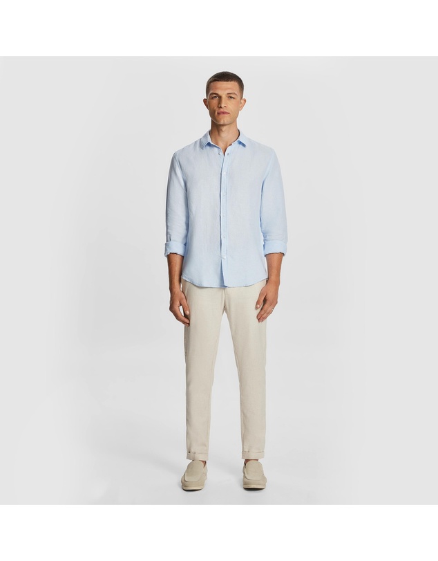 yd. - West Hampton Pure Linen Shirt