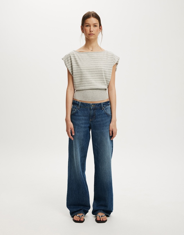 Cotton On - Everfine Short Sleeve Batwing Knit