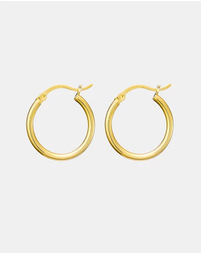 Zoe Olivia - 14K Gold Vermeil 20mm Hoop Earrings