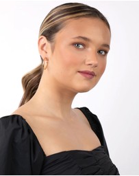 Lovisa - Gold Plated Sterling Silver Hoop Earrings