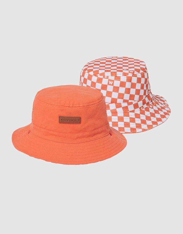 Crywolf - SWIM BUCKET HAT Sunset Check