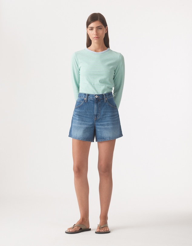 Outland Denim - Edie High Relaxed Shorts