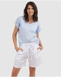 CAMIXA - Panthea Linen Shorts