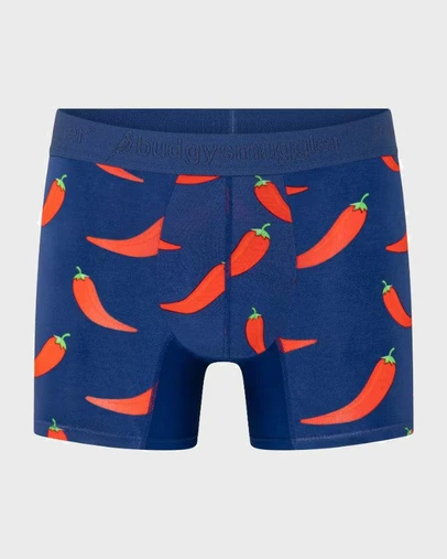 Budgy Smuggler - Men's Underwear Trunks in Chilli Willies