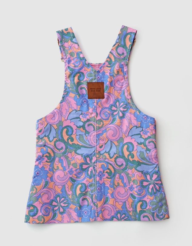 WITH LOVE FOR KIDS - Hazel Denim Pinafore Dress - Babies - Kids
