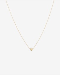 Michael Hill - Heart Slider Necklace in 10kt Yellow Gold
