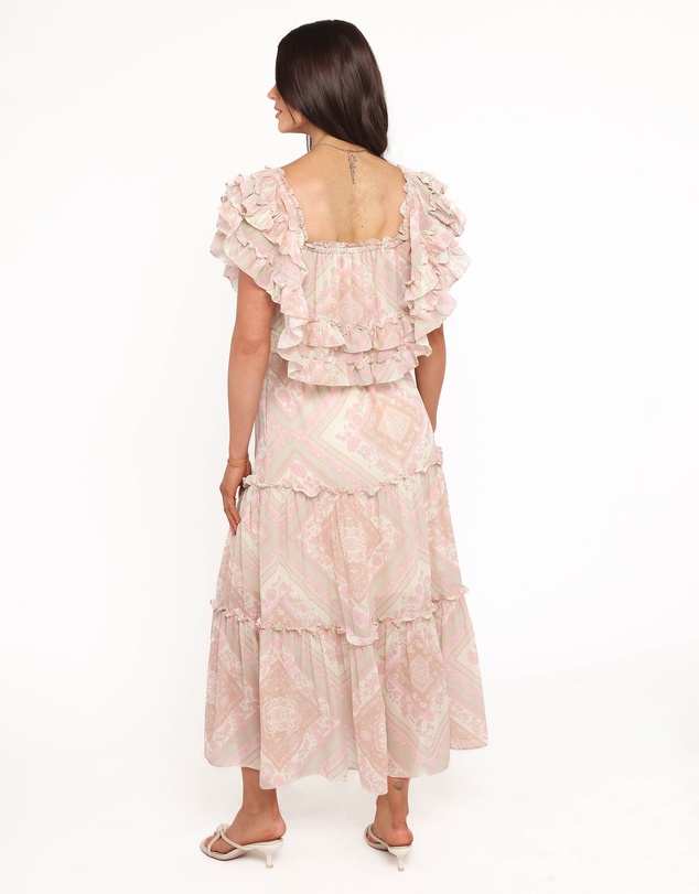 Petal & Pup - Lovine Maxi Dress - Sage Paisley