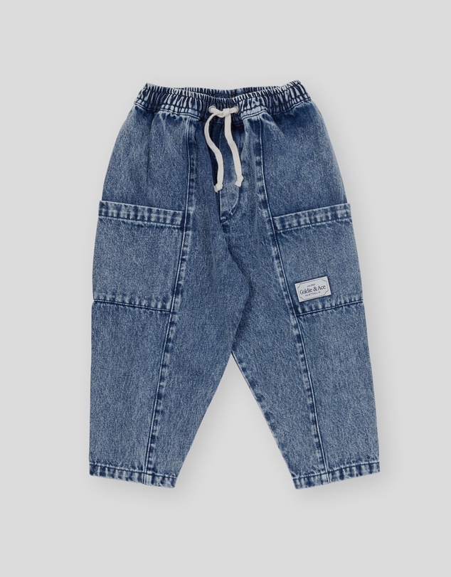 Goldie + Ace - Kit Denim Pocket Pants - ICONIC EXCLUSIVE - Babies-Kids