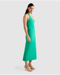 Forever New - Esmee U-Neck Stretch Linen Midi Dress